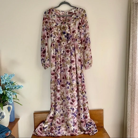 LC Lauren Conrad Runway • Floral Maxi Dress - Picture 3 of 8